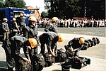 Einsatzkräfte des THW im Jahre 1988