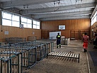 Die Sporthalle am Pappelbusch wurde von den Einsatzkräften des THW Bochum komplett geräumt